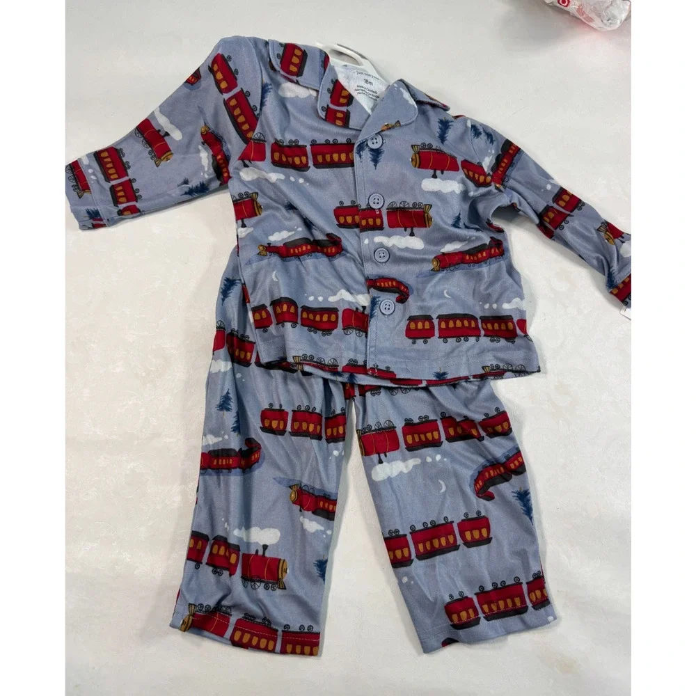 Carter's Just One You Toddler Boys' 2pc Christmas Long Sleeve Pajama Set 18M NWT
